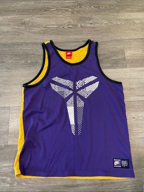 Nike Purple & Yellow Kobe Basketball Tank